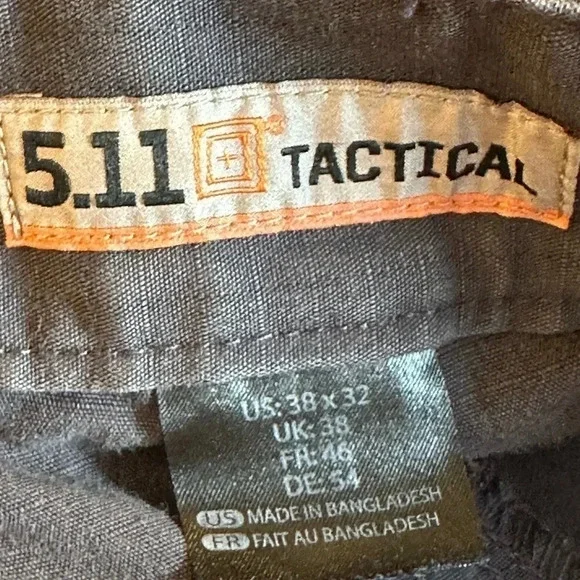 Men’s 5.11  Tactical Pants. Size 38x32 - Picture 3 of 4